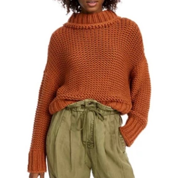 Free People My Only Sunshine Cowl Neck Sweater - Picture 2 of 7